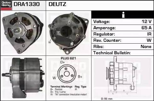 Remy DRA1330 - Alternator furqanavto.az