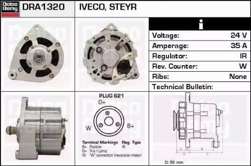 Remy DRA1320 - Alternator furqanavto.az