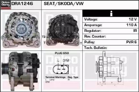 Remy DRA1246 - Alternator furqanavto.az