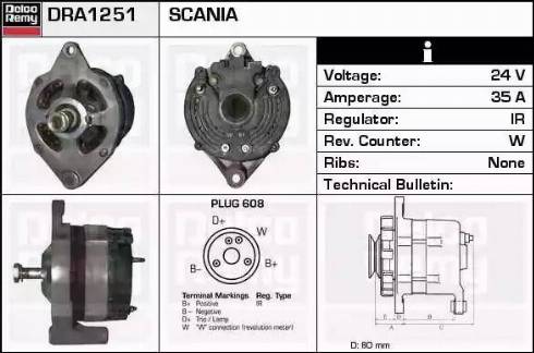 Remy DRA1251 - Alternator furqanavto.az