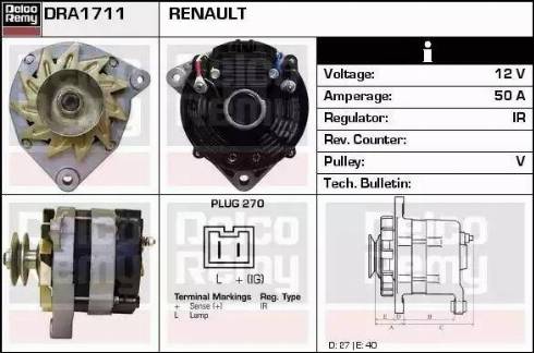 Remy DRA1711 - Alternator furqanavto.az