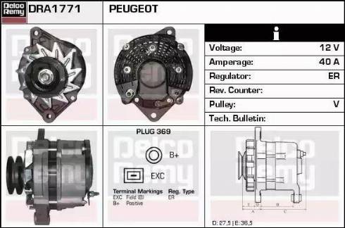 Remy DRA1771 - Alternator furqanavto.az