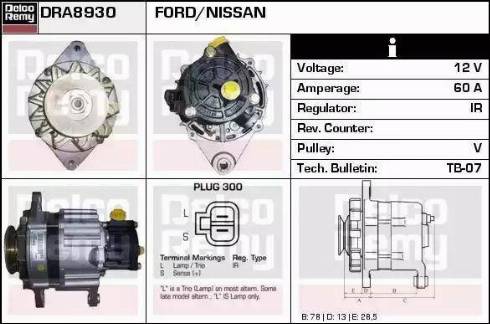 Remy DRA8930 - Alternator furqanavto.az