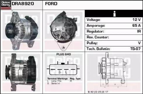 Remy DRA8920 - Alternator furqanavto.az