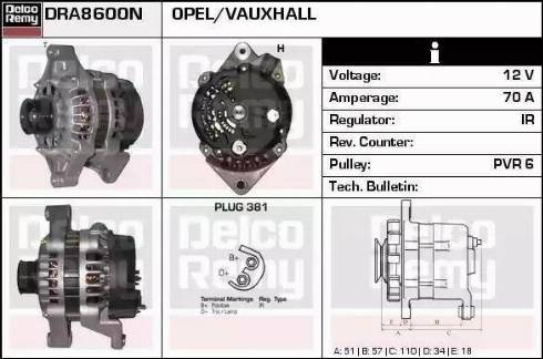 Remy DRA8600 - Alternator furqanavto.az