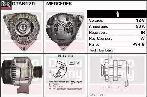 Remy DRA8170 - Alternator furqanavto.az