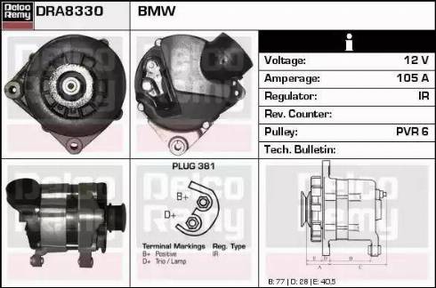 Remy DRA8330 - Alternator furqanavto.az