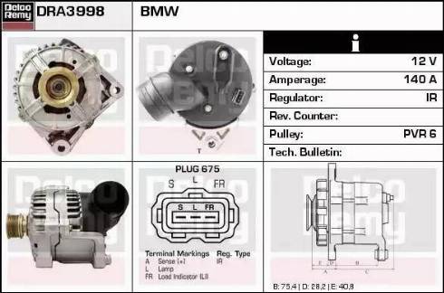 Remy DRA3998 - Alternator furqanavto.az