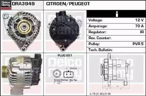 Remy DRA3949 - Alternator furqanavto.az