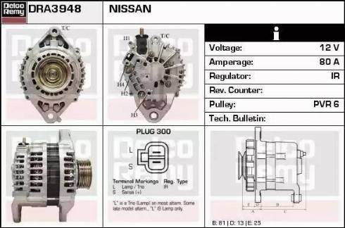 Remy DRA3948 - Alternator furqanavto.az