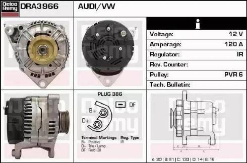 Remy DRA3966 - Alternator furqanavto.az