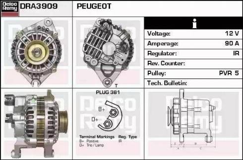 Remy DRA3909 - Alternator furqanavto.az