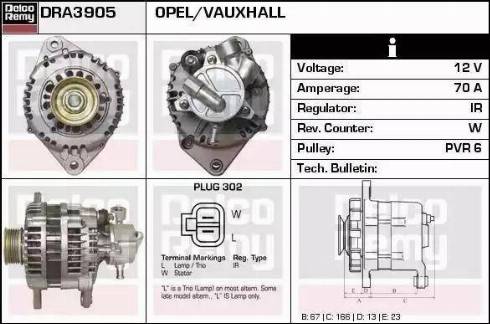 Remy DRA3905 - Alternator furqanavto.az