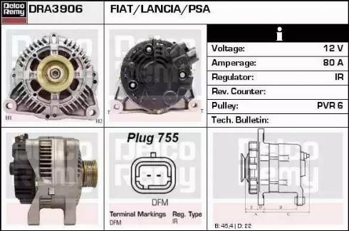 Remy DRA3906 - Alternator furqanavto.az