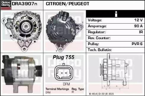 Remy DRA3907N - Alternator furqanavto.az