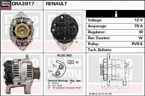 Remy DRA3917 - Alternator furqanavto.az