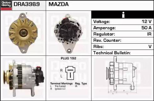 Remy DRA3989 - Alternator furqanavto.az