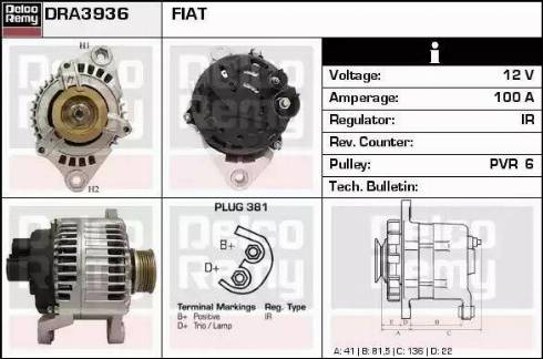 Remy DRA3936 - Alternator furqanavto.az