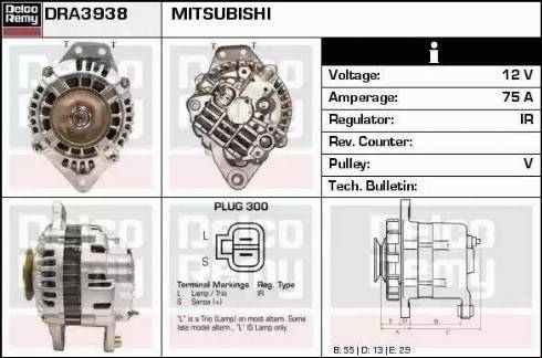 Remy DRA3938 - Alternator furqanavto.az