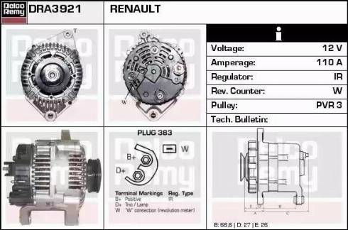Remy DRA3921 - Alternator furqanavto.az