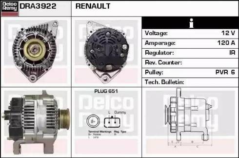 Remy DRA3922 - Alternator furqanavto.az