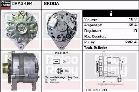 Remy DRA3494 - Alternator furqanavto.az