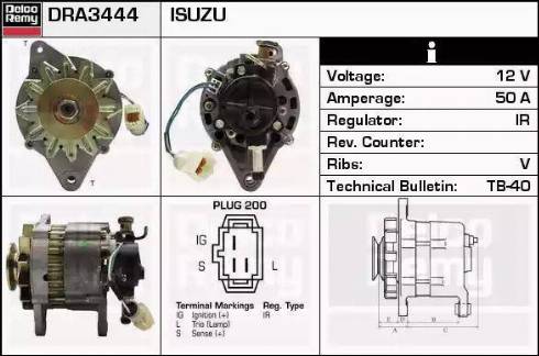 Remy DRA3444 - Alternator furqanavto.az