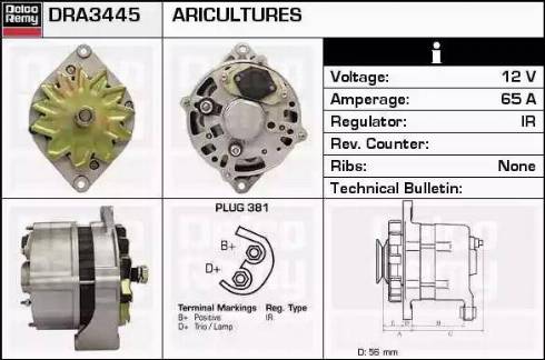 Remy DRA3445 - Alternator furqanavto.az