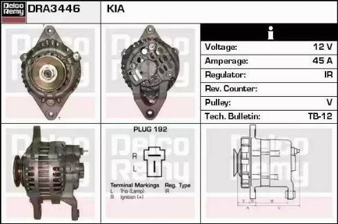 Remy DRA3446 - Alternator furqanavto.az