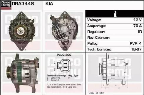 Remy DRA3448 - Alternator furqanavto.az