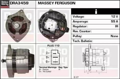 Remy DRA3459 - Alternator furqanavto.az