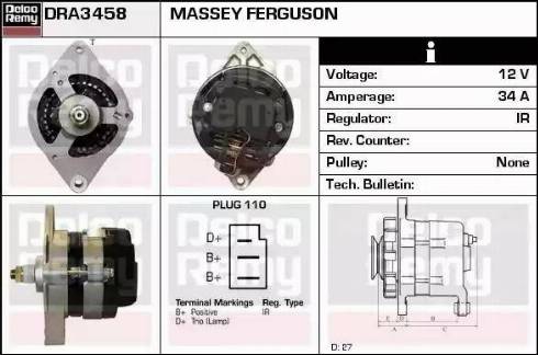 Remy DRA3458 - Alternator furqanavto.az