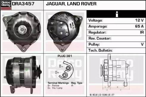 Remy DRA3457 - Alternator furqanavto.az