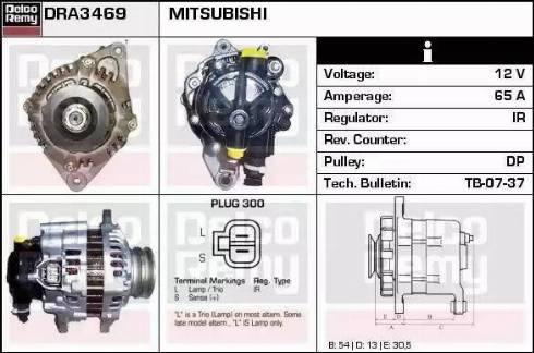 Remy DRA3469N - Alternator furqanavto.az