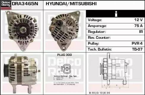 Remy DRA3465N - Alternator furqanavto.az