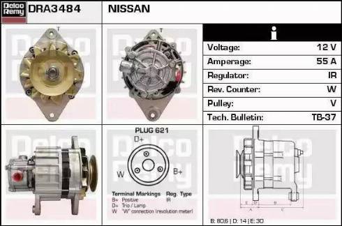 Remy DRA3484 - Alternator furqanavto.az