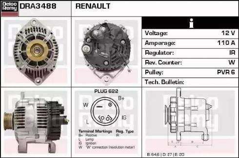 Remy DRA3488 - Alternator furqanavto.az