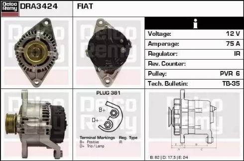 Remy DRA3424 - Alternator furqanavto.az