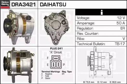 Remy DRA3421 - Alternator furqanavto.az