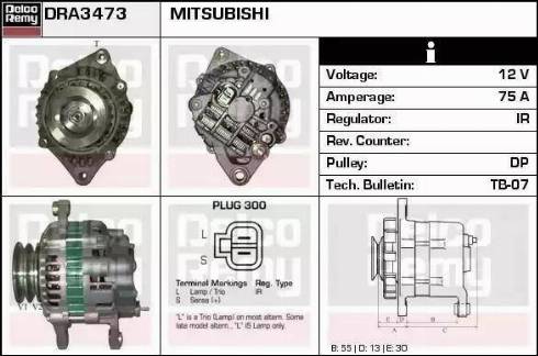 Remy DRA3473N - Alternator furqanavto.az