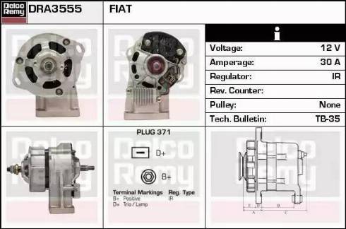 Remy DRA3555 - Alternator furqanavto.az