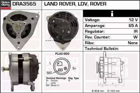 Remy DRA3565 - Alternator furqanavto.az