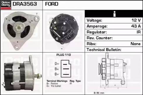 Remy DRA3563 - Alternator furqanavto.az