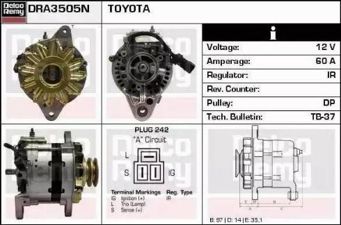 Remy DRA3505 - Alternator furqanavto.az