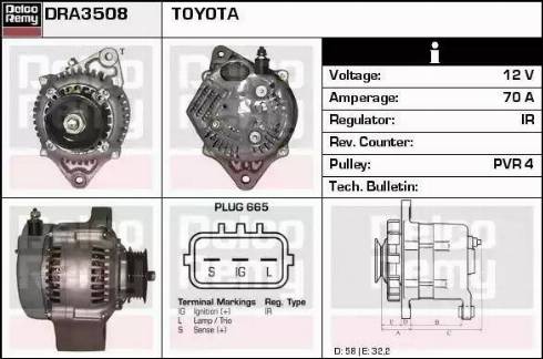 Remy DRA3508 - Alternator furqanavto.az