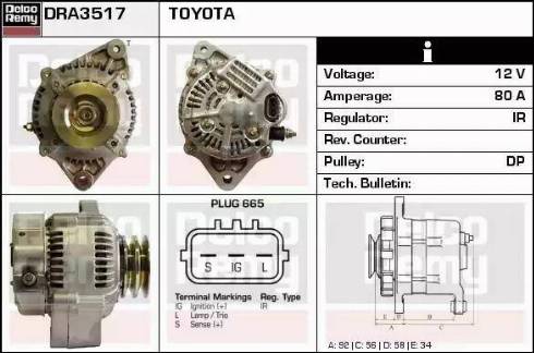 Remy DRA3517 - Alternator furqanavto.az