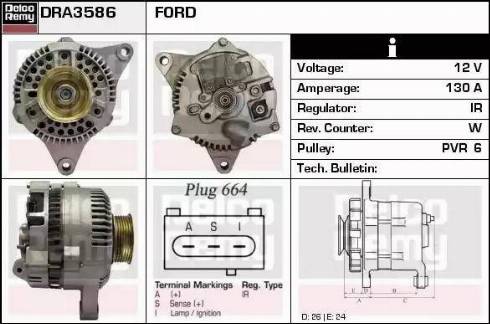 Remy DRA3586 - Alternator furqanavto.az