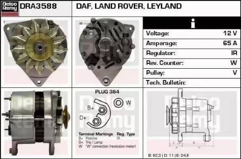 Remy DRA3588 - Alternator furqanavto.az