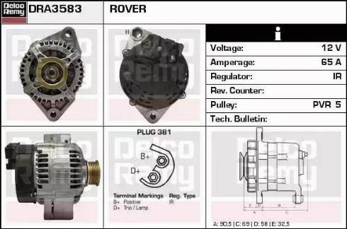 Remy DRA3583 - Alternator furqanavto.az