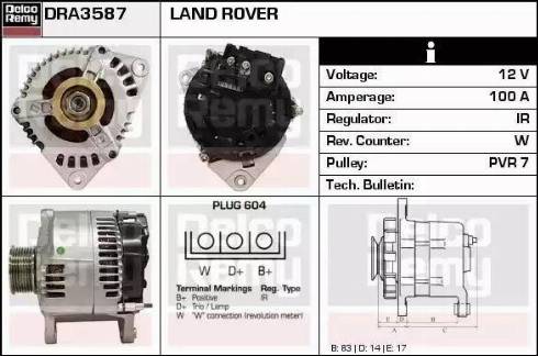 Remy DRA3587 - Alternator furqanavto.az